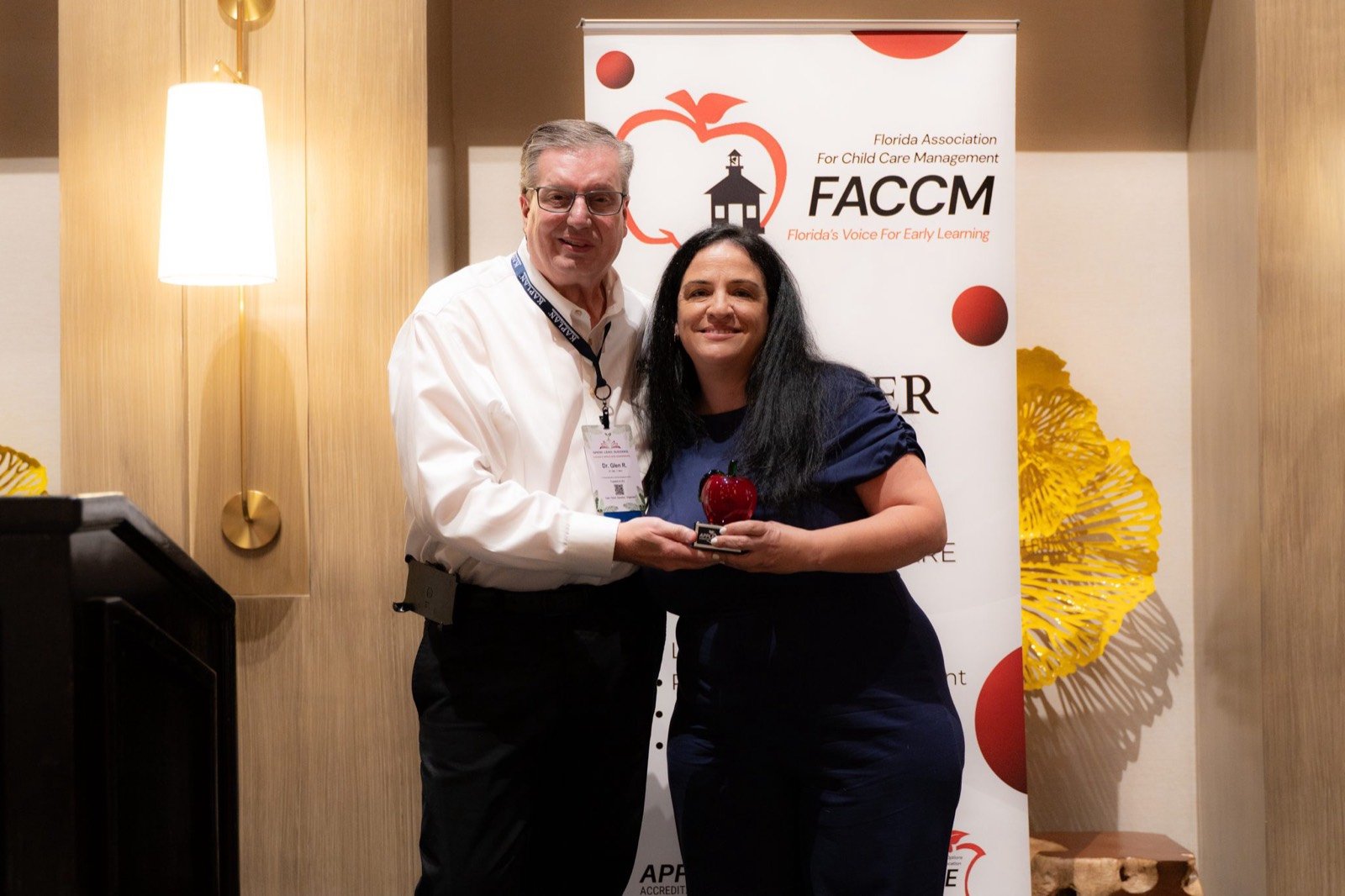 An award presented at the FACCM banner